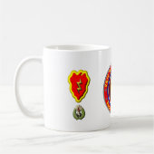 25. Infanterie-Division Keepake Kaffeetasse (Links)