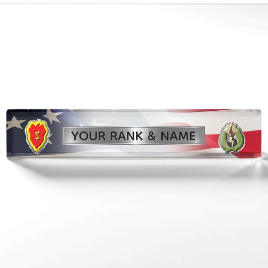 25. Infanterie-Division Namensplakette (Vorderseite)