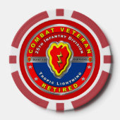 25. Infanterie Division Remüde Pokerchips (Vorderseite)