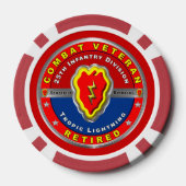 25. Infanterie Division Remüde Pokerchips (Rückseite)