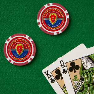 25. Infanterie Division Remüde Pokerchips