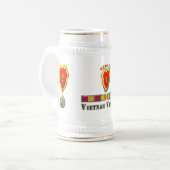 25. Infanterie Division Vietnam Veteran Bierglas (Vorderseite Links)