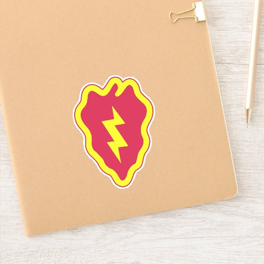 25. Infanterieabteilung Abzeichen Aufkleber (Notizbuch)