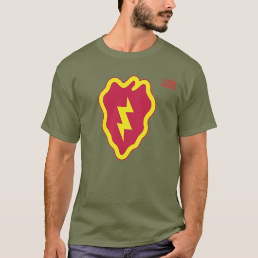 25. Infanterieabteilung Abzeichen T-Shirt (Vorderseite)