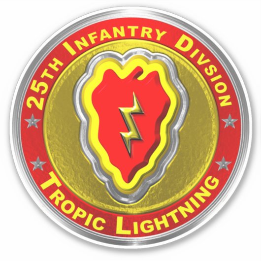 25. Infanterieabteilung Aufkleber (Vorderseite)