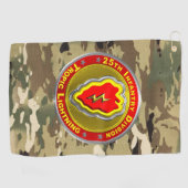 25. Infanterieabteilung Golfhandtuch (Horizontal)