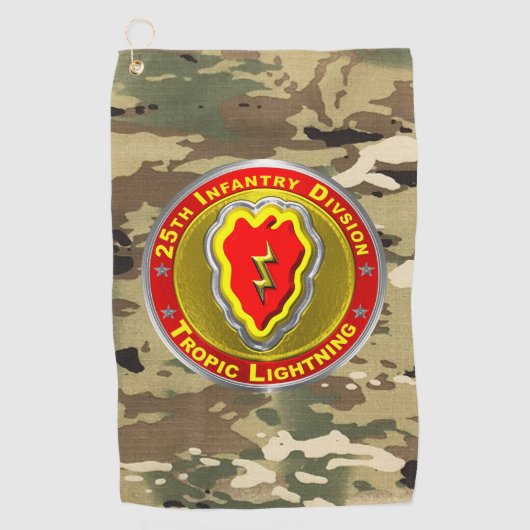 25. Infanterieabteilung Golfhandtuch (Vorderseite)