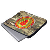 25. Infanterieabteilung Laptopschutzhülle (Vorne Knopf)