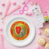 25. Infanterieabteilung Pappteller (Party)