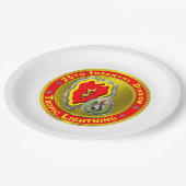 25. Infanterieabteilung Pappteller (Schrägansicht)