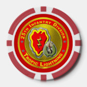25. Infanterieabteilung Pokerchips (Vorderseite)