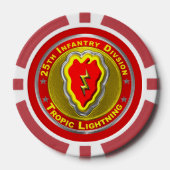 25. Infanterieabteilung Pokerchips (Vorderseite)