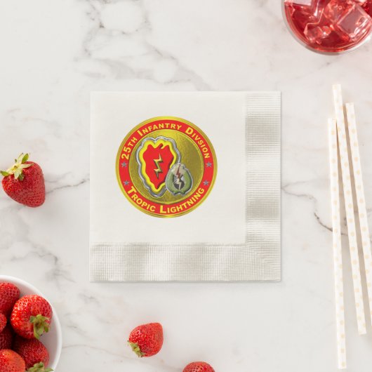 25. Infanterieabteilung Serviette (Beispiel)