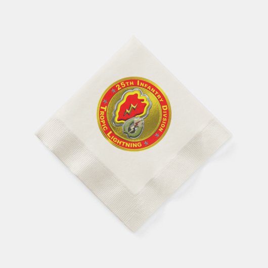 25. Infanterieabteilung Serviette (Ecke)