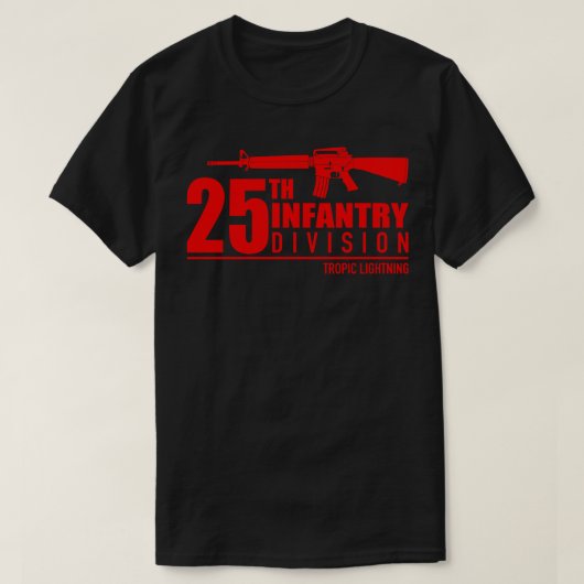 25. Infanterieabteilung T-Shirt (Design vorne)