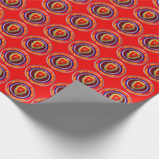 25. Infanterieabteilung "Tropischer Blitz" Geschenkpapier (Ecke)