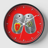 25. Infanterieabteilung Uhr (Vorderseite)