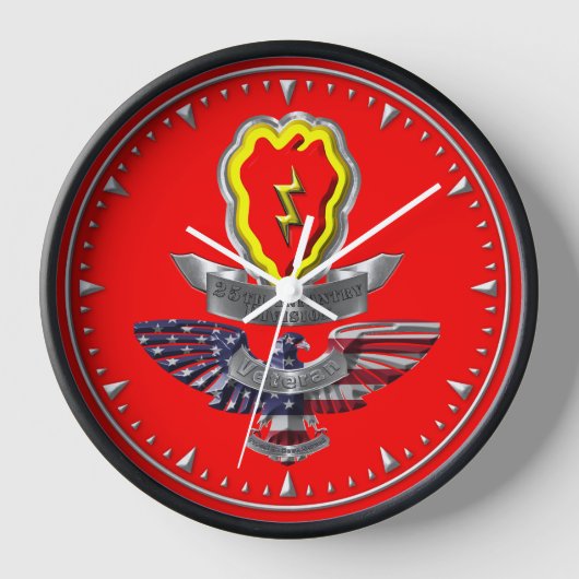 25. Infanterieabteilung Uhr (Vorderseite)