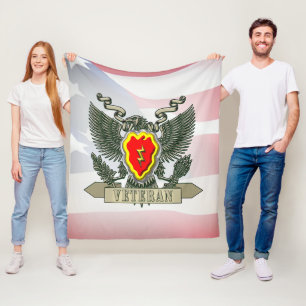 25. Infanterieabteilung Veteran Fleecedecke