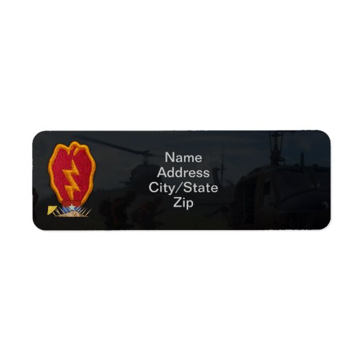 25. Infanterieabteilung Vietnam Kriegspatch (Vorne)