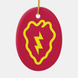 25. Infanterieabteilung Weihnachten Keramik Ornament