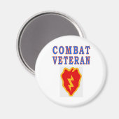 25. INFANTRY-ABTEILUNG MAGNET (Vorderseite/Rückseite)