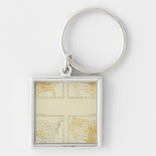 25 Interstate migration 1890 INLA Schlüsselanhänger