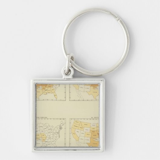 25 Interstate migration 1890 INLA Schlüsselanhänger (Vorne)