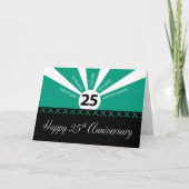 25. Jahr Anniversary, Business, Green Karte (Vorderseite)