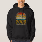 25 Jahre alt 2000 Retro Phantastisch 25. Geburtsta Hoodie (Vorderseite)