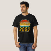25 Jahre alt 2000 Retro Phantastisch 25. Geburtsta T-Shirt (Vorne ganz)