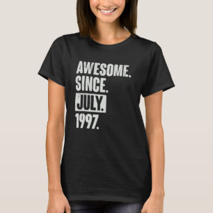 25 Jahre alt 25. Geburtstag Phantastisch seit Juli T-Shirt
