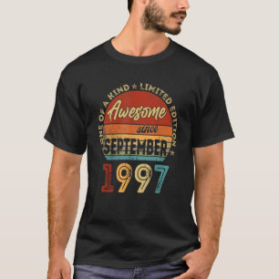 25 Jahre alt 25. Geburtstag Phantastisch seit Sept T-Shirt