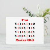 25 Jahre alt B rot Karte (Stehend Vorderseite)