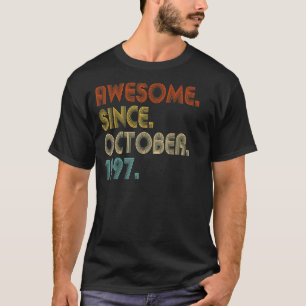 25 Jahre alt Phantastisch seit Oktober 1997 25. Ge T-Shirt