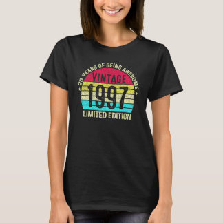 25 Jahre alte Vintage 1997 25. Geburtstag T-Shirt