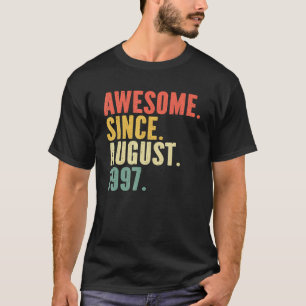 25 Jahre alte Vintage Legende seit August 1997 25. T-Shirt
