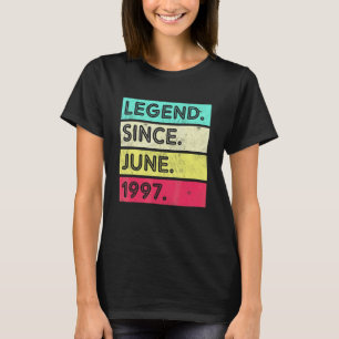 25 Jahre alte Vintage-Legende seit Juni 1997 25. G T-Shirt
