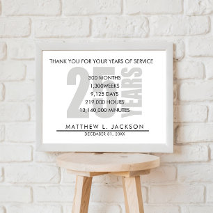 25 Jahre Altersrente oder Mitarbeiteraufwertung Poster