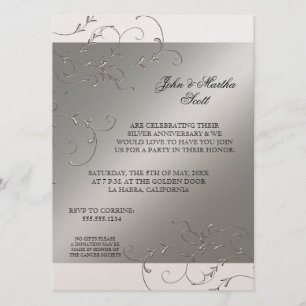 25 Jahre feiern, Einladung zum 25-jährigen Jubiläu