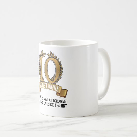 25 Jahre Firmenjubiläum Kaffeetasse (VorderseiteRechts)