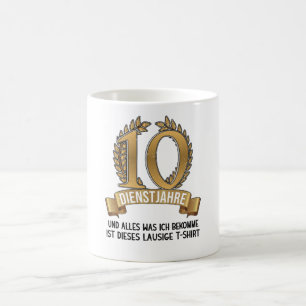 25 Jahre Firmenjubiläum Kaffeetasse