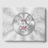 25 Jahre Gästebuch zum Hochzeitstag (Rückseite)