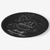 25 Jahre gemeinsam Party zum Silberjubiläum Pappteller (Schrägansicht)