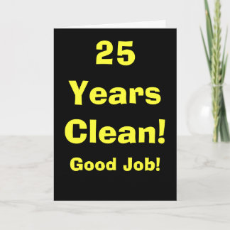 25 Jahre gute Job-! v2 Karte