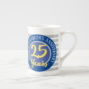 25 Jahre Jahrestag Porzellantasse