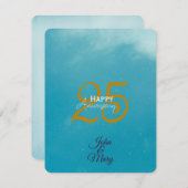 25 Jahre oder Geburtstagsgeschichten Einladung (Vorne/Hinten)