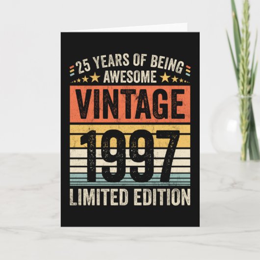 25 Jahre Phantastisch Vintag 1997 Karte (Vorderseite)
