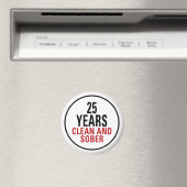 25 Jahre sauber und nüchtern Magnet (In Situ (Geschirrspüler))