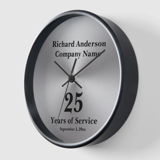 25 Jahre Service Imitate Silver Uhr (Winkel)